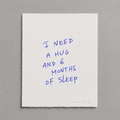 I NEED A HUG AND 6 MONTHS OF SLEEP - Thomas Lelu