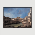 Giovanni Antonio Canal - Le pont du Rialto vu du sud - LITO Masters